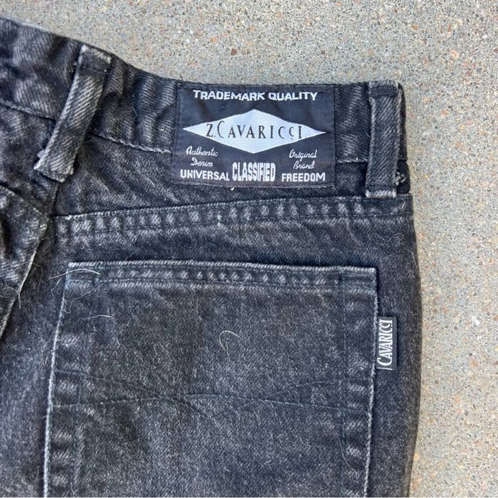 Vintage Z Cavaricci Black High Rise Wedgie Fit Mom Jeans 27” WAIST