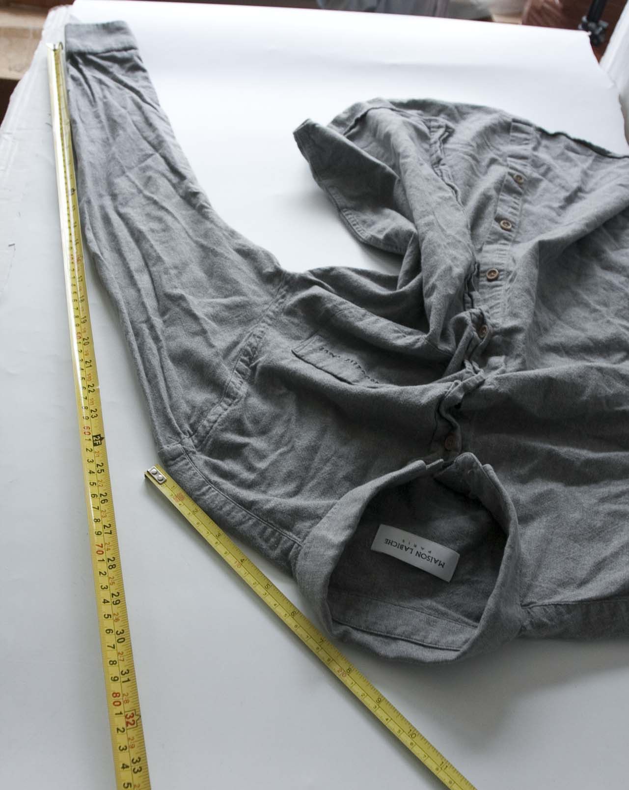 Maison Labiche Maison Labiche Shirt Size S Gray Nouvelle Vague Size US S / EU 44-46 / 1 - 7 Thumbnail