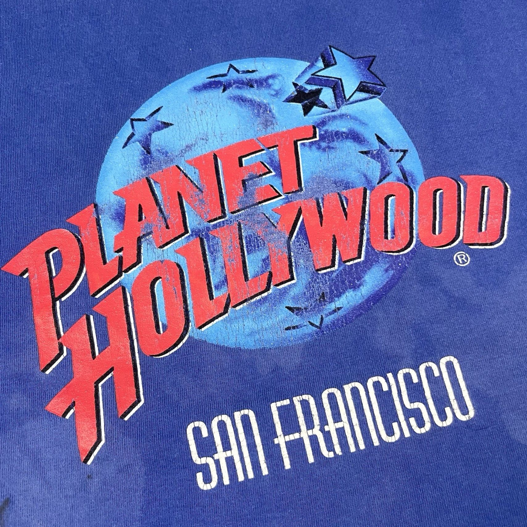 Planet Hollywood VINTAGE Planet Hollywood Shirt Adult XL Blue 1990s Size US XL / EU 56 / 4 - 3 Thumbnail