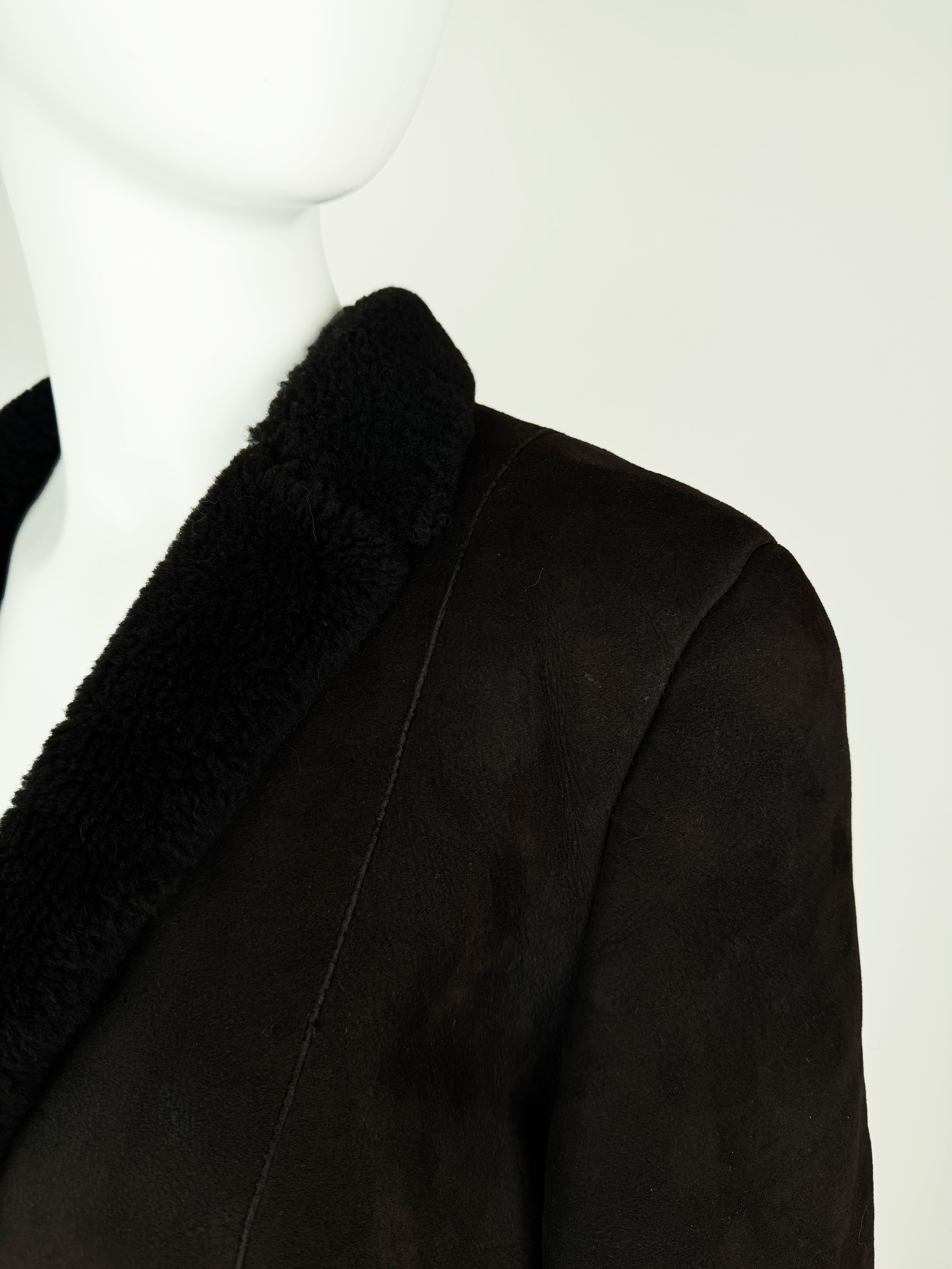 Gucci Gucci Tom Ford Shearling Fur Leather Jacket 90s Suede Brown Size M / US 6-8 / IT 42-44 - 5 Thumbnail