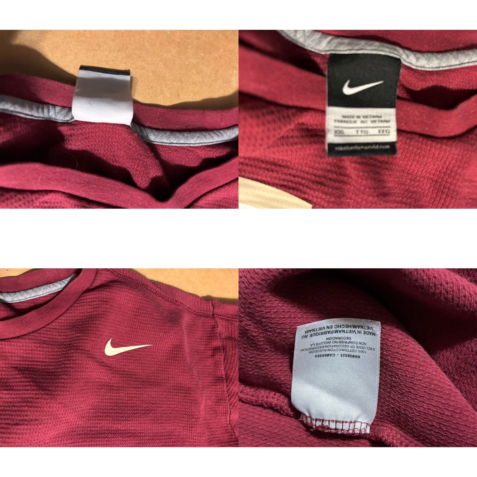 Nike Nike Long Sleeve Shirt Men 2XL Florida State Seminoles Maroon Graphic Print Slim Fit? Regular Fit Size US XXL / EU 58 / 5 - 10 Thumbnail