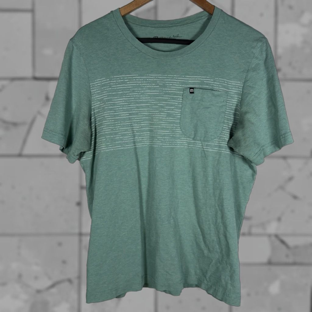 TravisMathew Travis Mathew Blue Casual Pocket Tee Mens M Shirt Pocket Blue Mens Size US M / EU 48-50 / 2 - 1 Thumbnail