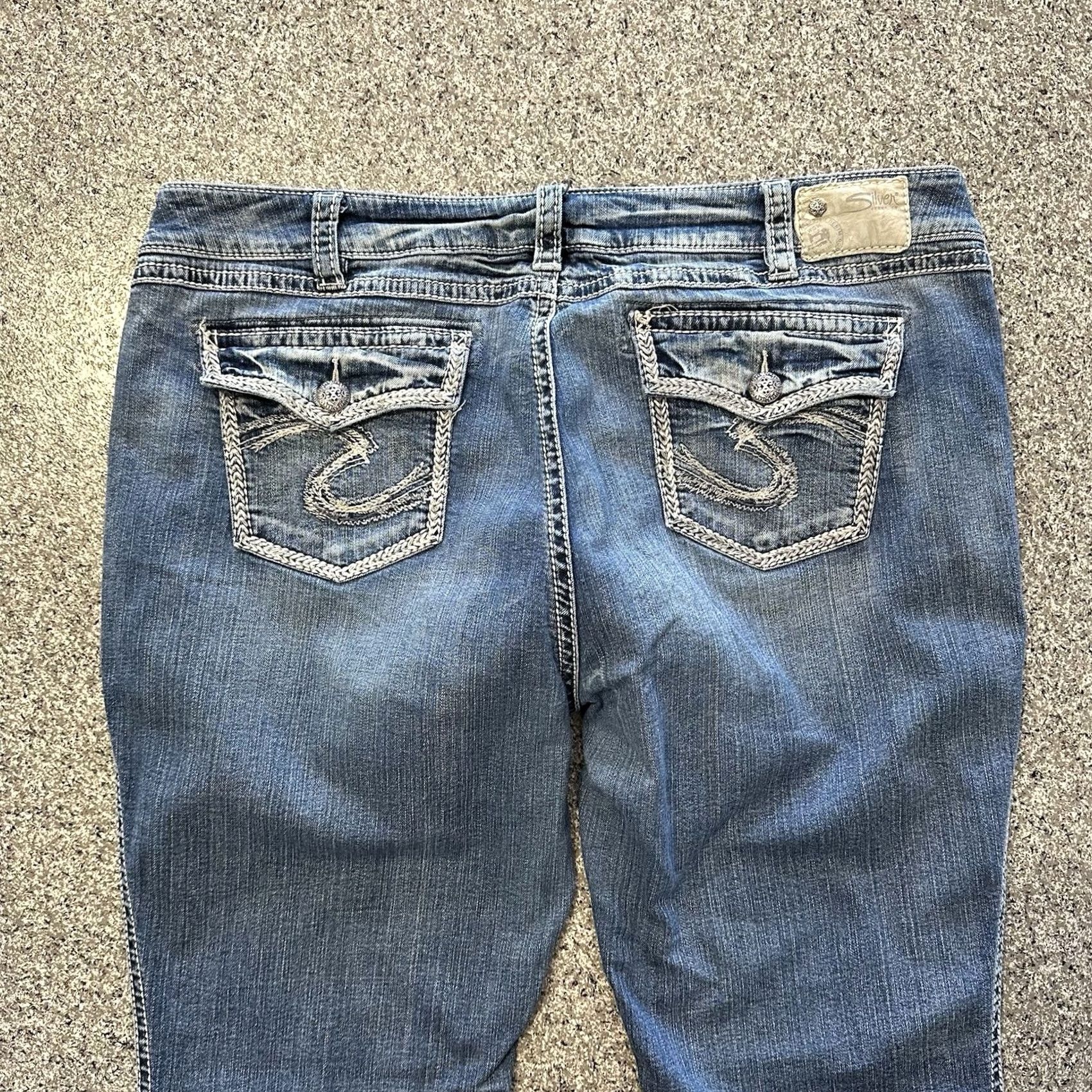 Silver Jeans Co. Nike Silver Jeans Womens Jeans Bootcut 5-Pocket Denim Blue Suki 26x35 Stretch Mid Rise Size 30" / US 8 / IT 44 - 5 Thumbnail