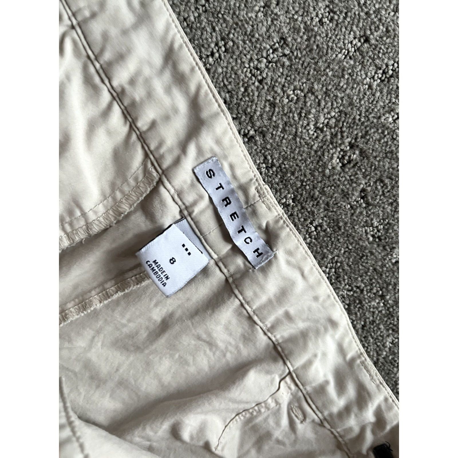 Gap VINTAGE Gap Women's Capri Pants Cropped Casual Travel Wedding Beige Size 8 Size 30" / US 8 / IT 44 - 4 Thumbnail
