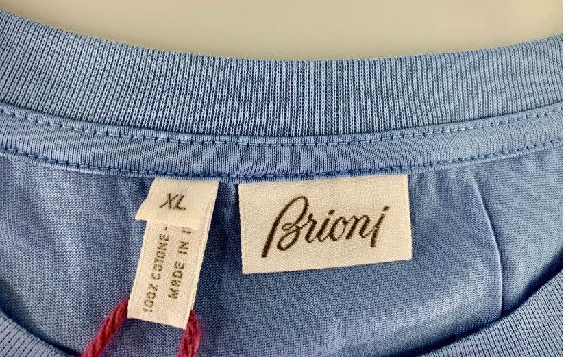 Brioni Brioni 🇮🇹 bleu marine sailing t-shirt XL NEW Size US XL / EU 56 / 4 - 7 Thumbnail