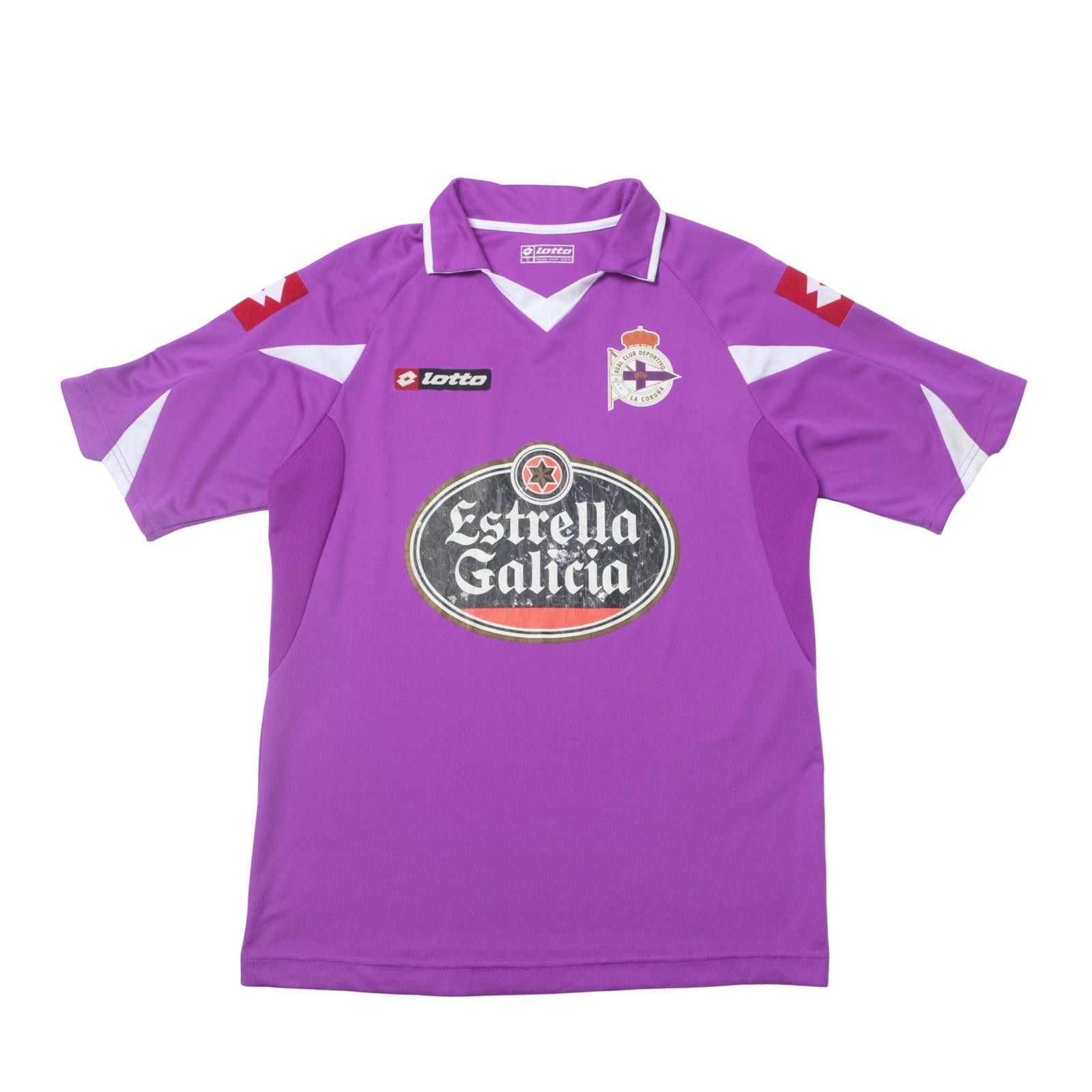 Lotto Sport 2010/11 Deportivo La Coruna Third Shirt Lotto (M) Size US M / EU 48-50 / 2 - 1 Thumbnail
