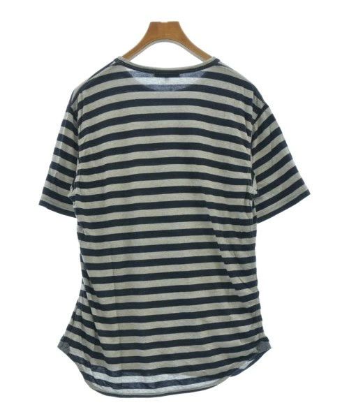 Comme des Garcons Homme T-Shirts Stripe Short Sleeve Round Neck Gray x Navy Size US L / EU 52-54 / 3 - 2 Thumbnail