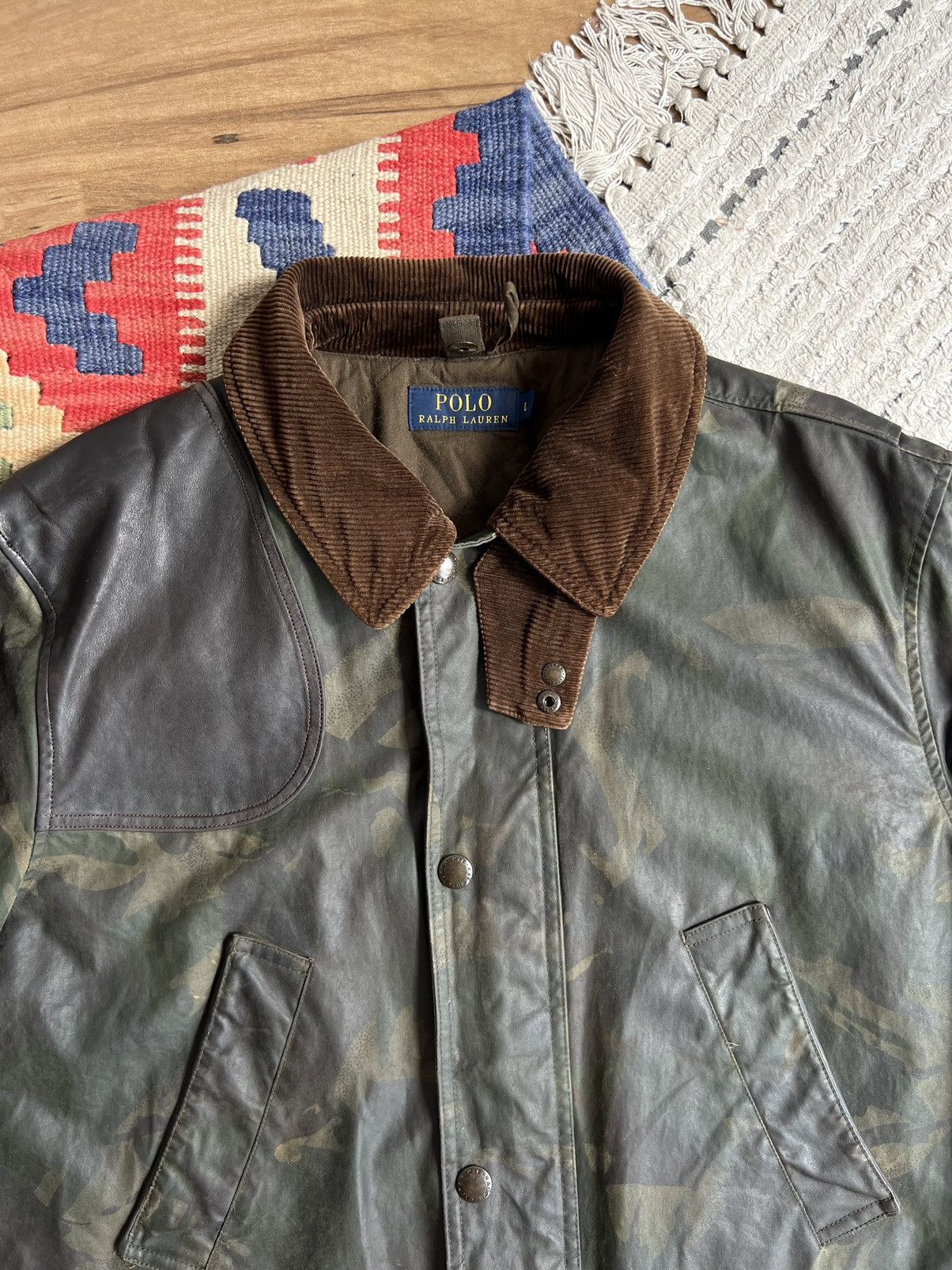 Polo Ralph Lauren Polo by Ralph Lauren DPM Camo Waxed Hunting Coat Size US L / EU 52-54 / 3 - 9 Thumbnail