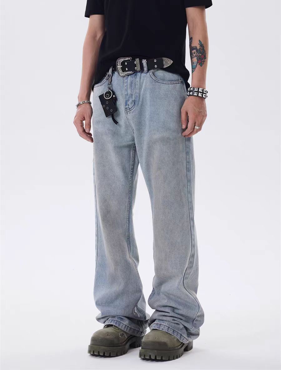 Japanese Brand × Jean High street vintage washed distressed flared casual jeans Size US 34 / EU 50 - 2 Thumbnail