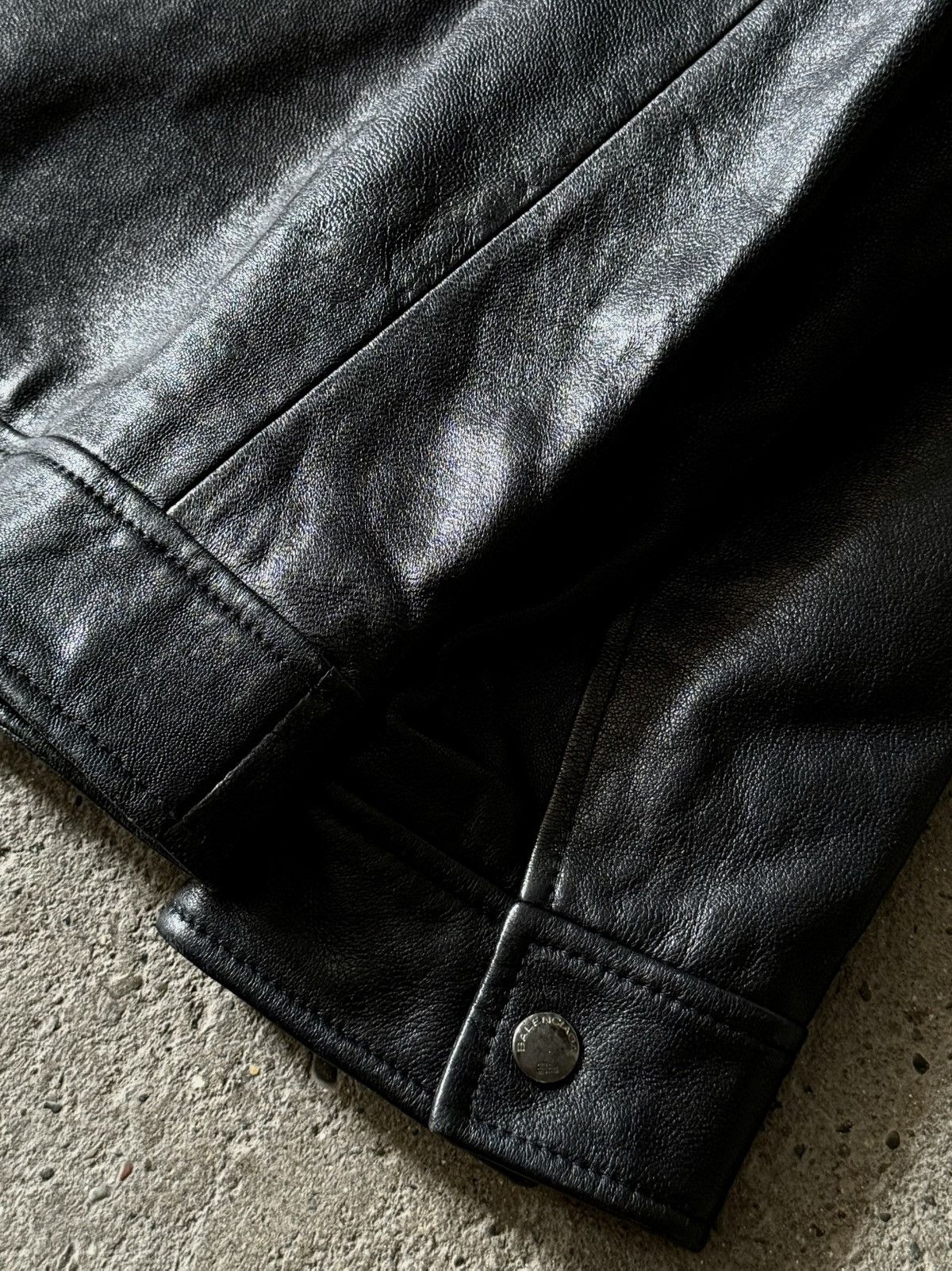 Balenciaga Balenciaga - 1997 - Nicolas Ghesquière - Moto Leather Jacket Size US L / EU 52-54 / 3 - 19 Thumbnail
