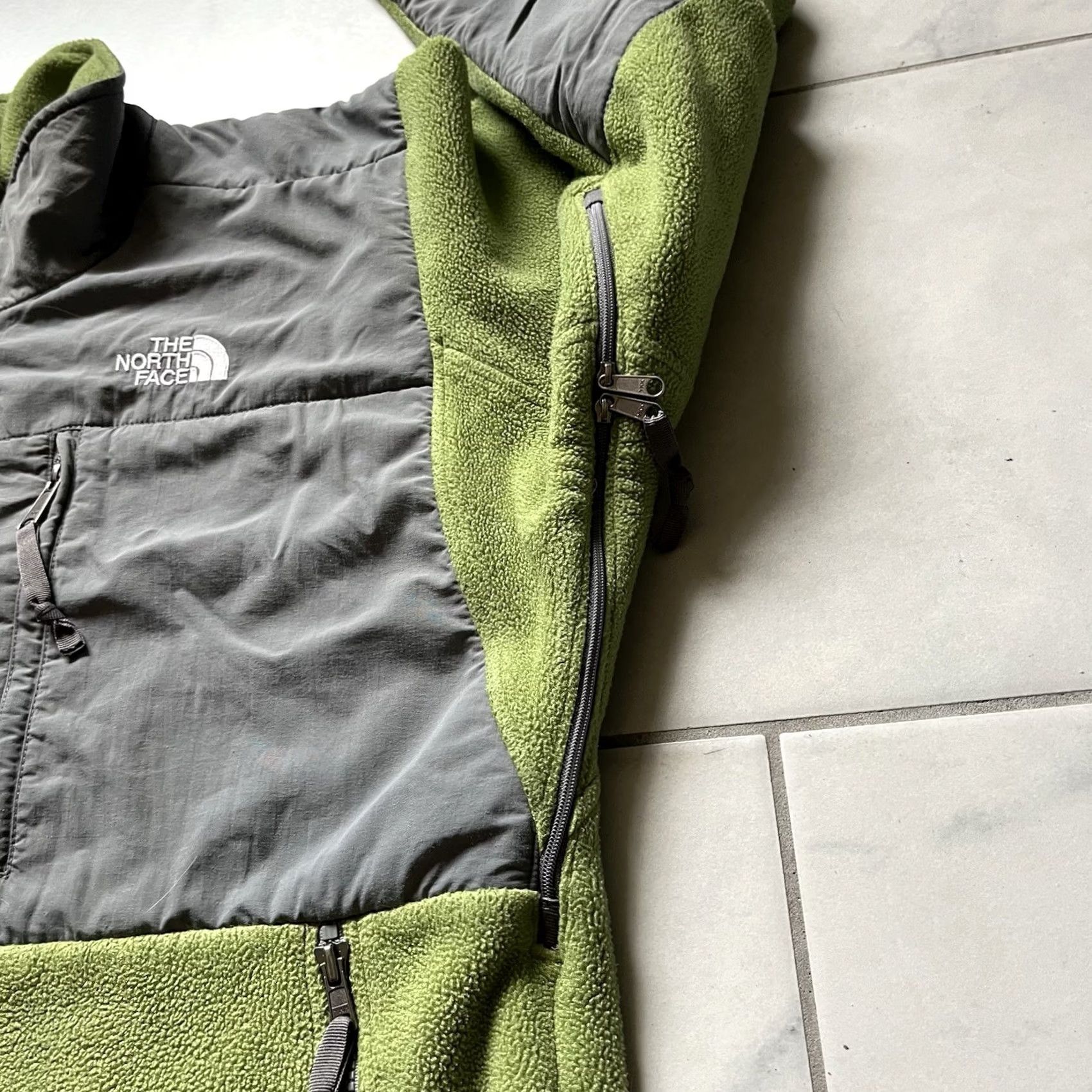 The North Face North Face Polartec Jacket Large Green Womens Fleece Full Zip Embroidered Logo Knit Pullover Size L / US 10 / IT 46 - 6 Thumbnail