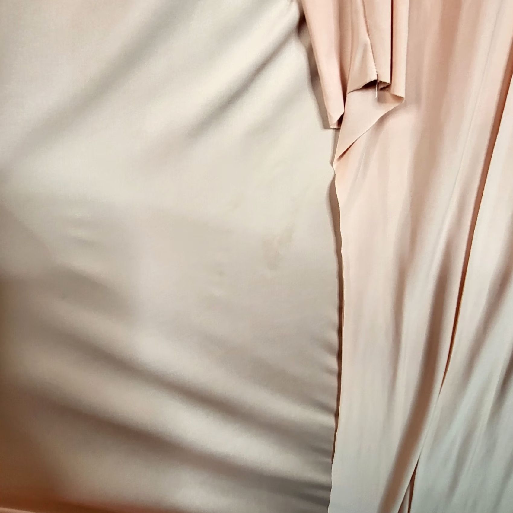 MISA Los Angeles MISA Los Angeles Women's Blush Pink Party Cocktail Dress XS Midi A-Line V-Neck Sleeveless Flaws Pattern: Solid Color: Pink Brand: Misa Los Angeles Size XS / US 0-2 / IT 36-38 - 6 Thumbnail