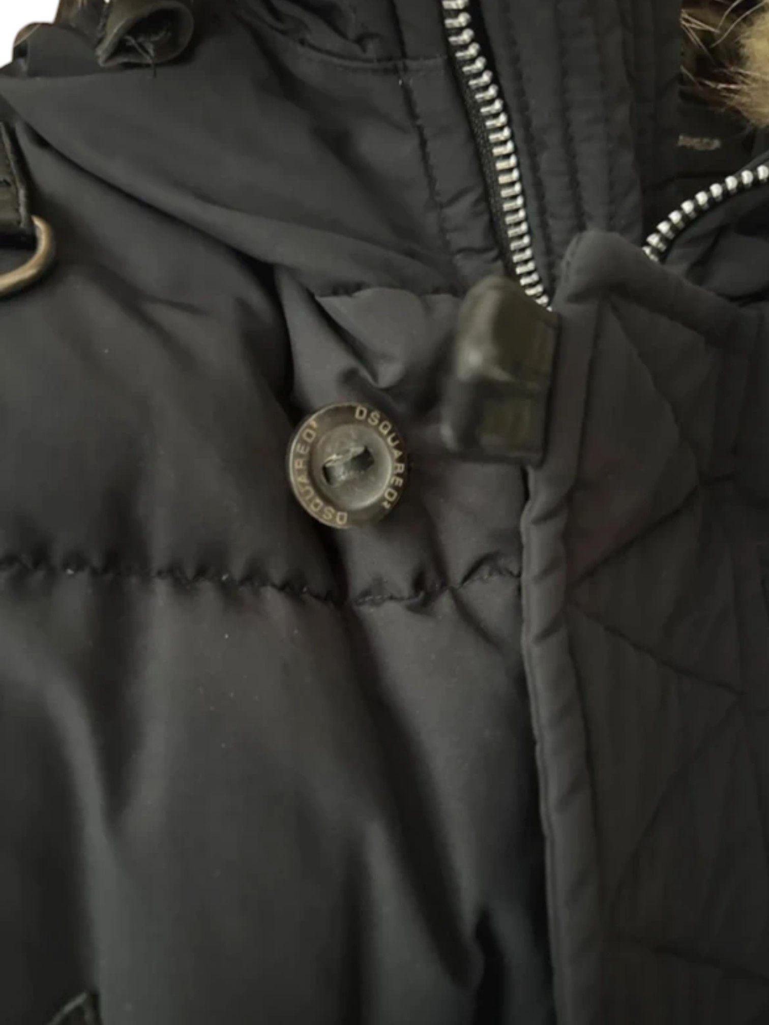 Dsquared2 DSQUARED² “Mother Fluff” Padded Bomber with Fur Trim Size M / US 6-8 / IT 42-44 - 6 Thumbnail