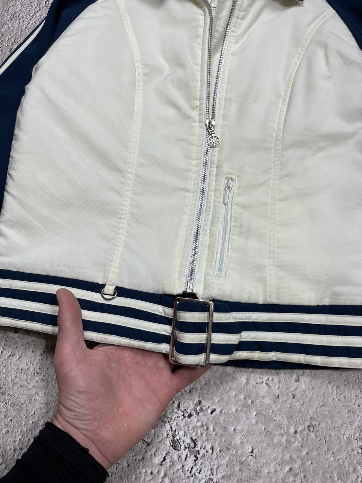 Adidas Adidas Vintage Light Jacket Navy White Snowflake Logo Size M / US 6-8 / IT 42-44 - 10 Thumbnail