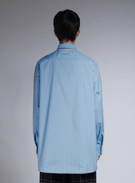 Marni o1w1db10824 Shirt in Light Blue Size US S / EU 44-46 / 1 - 2 Thumbnail