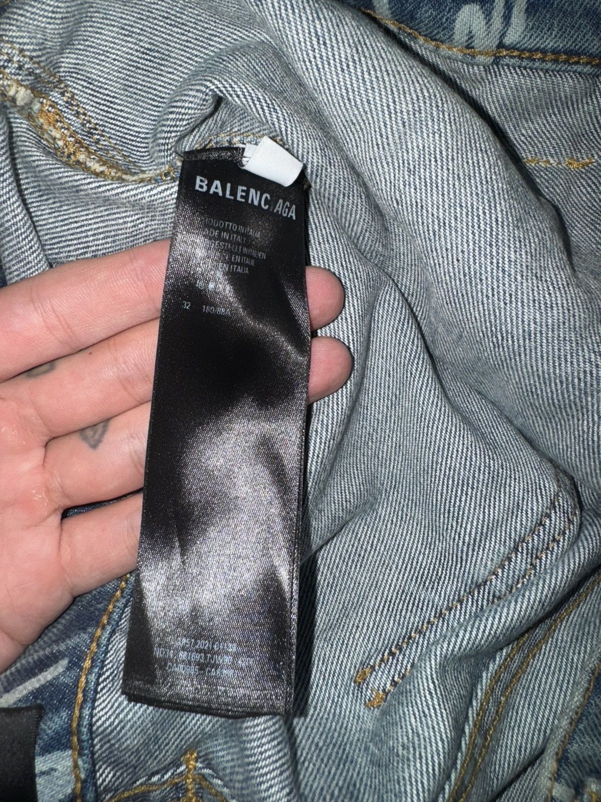 Balenciaga Denim Ravers Size US 32 / EU 48 - 9 Thumbnail