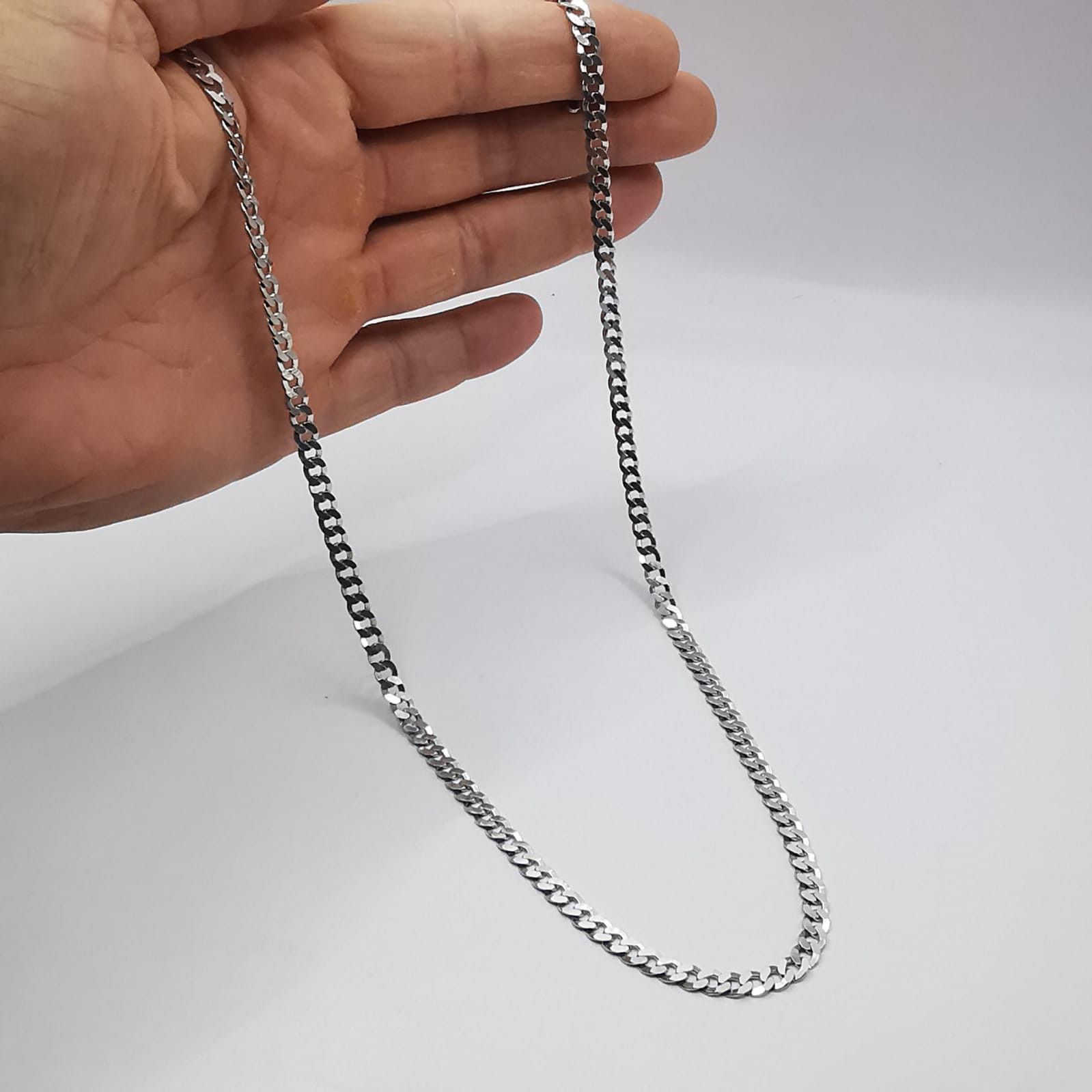 Sterling Silver Vintage Beautiful Jewelry Chain,925 Sterling Silver 18,41g Size ONE SIZE - 4 Thumbnail