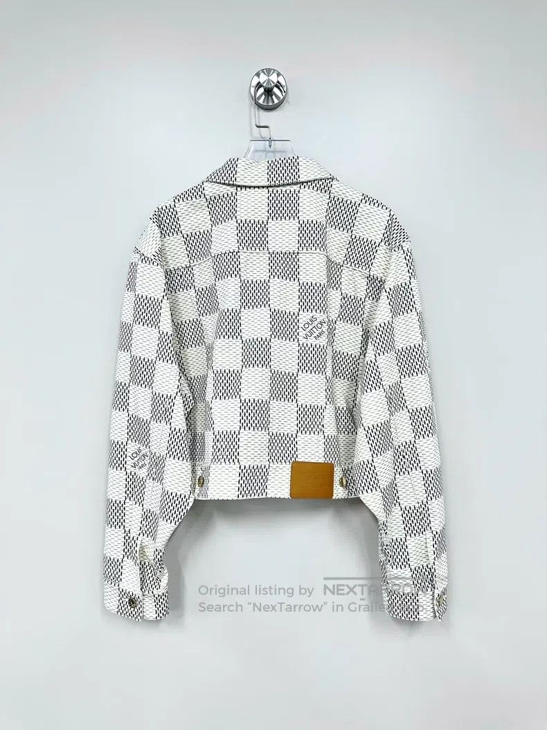 Louis Vuitton Louis Vuitton White classic checkerboard denim jacket Size XS / US 0-2 / IT 36-38 - 2 Thumbnail