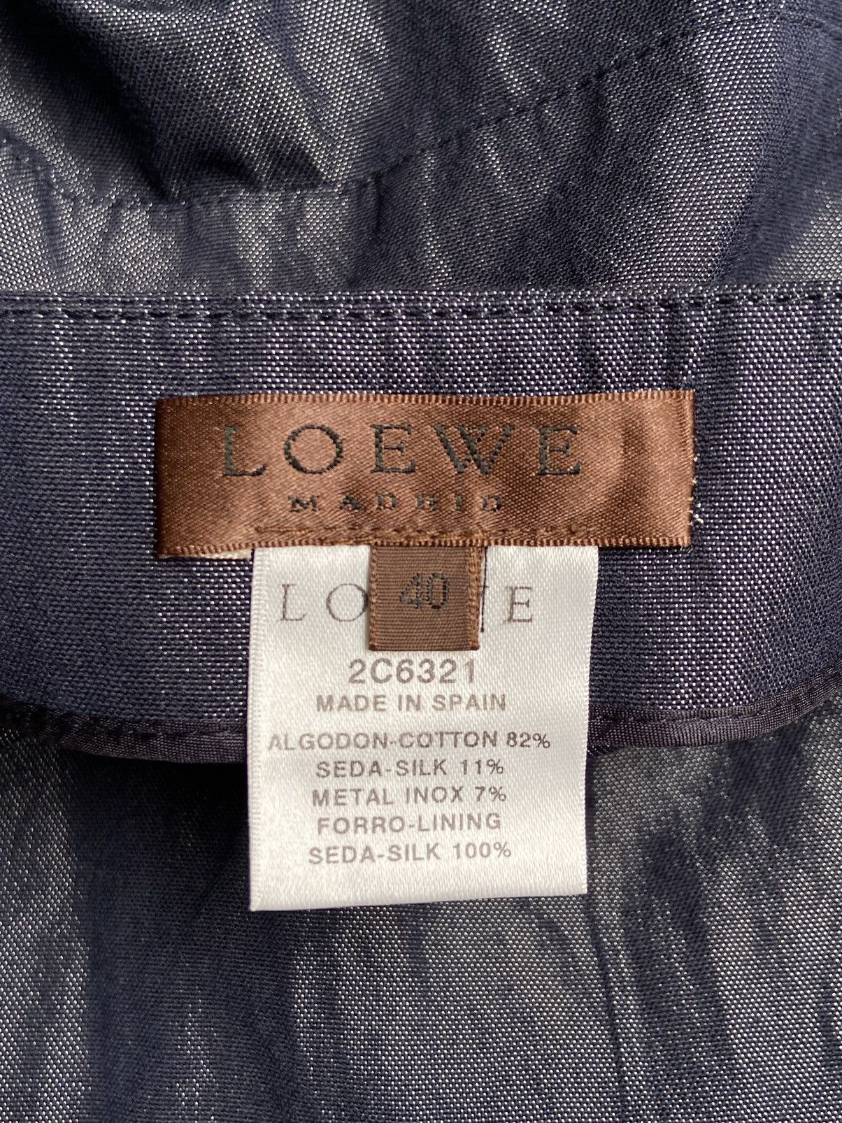 Loewe LOEWE Grey Midi Dress Size XS / US 0-2 / IT 36-38 - 16 Thumbnail
