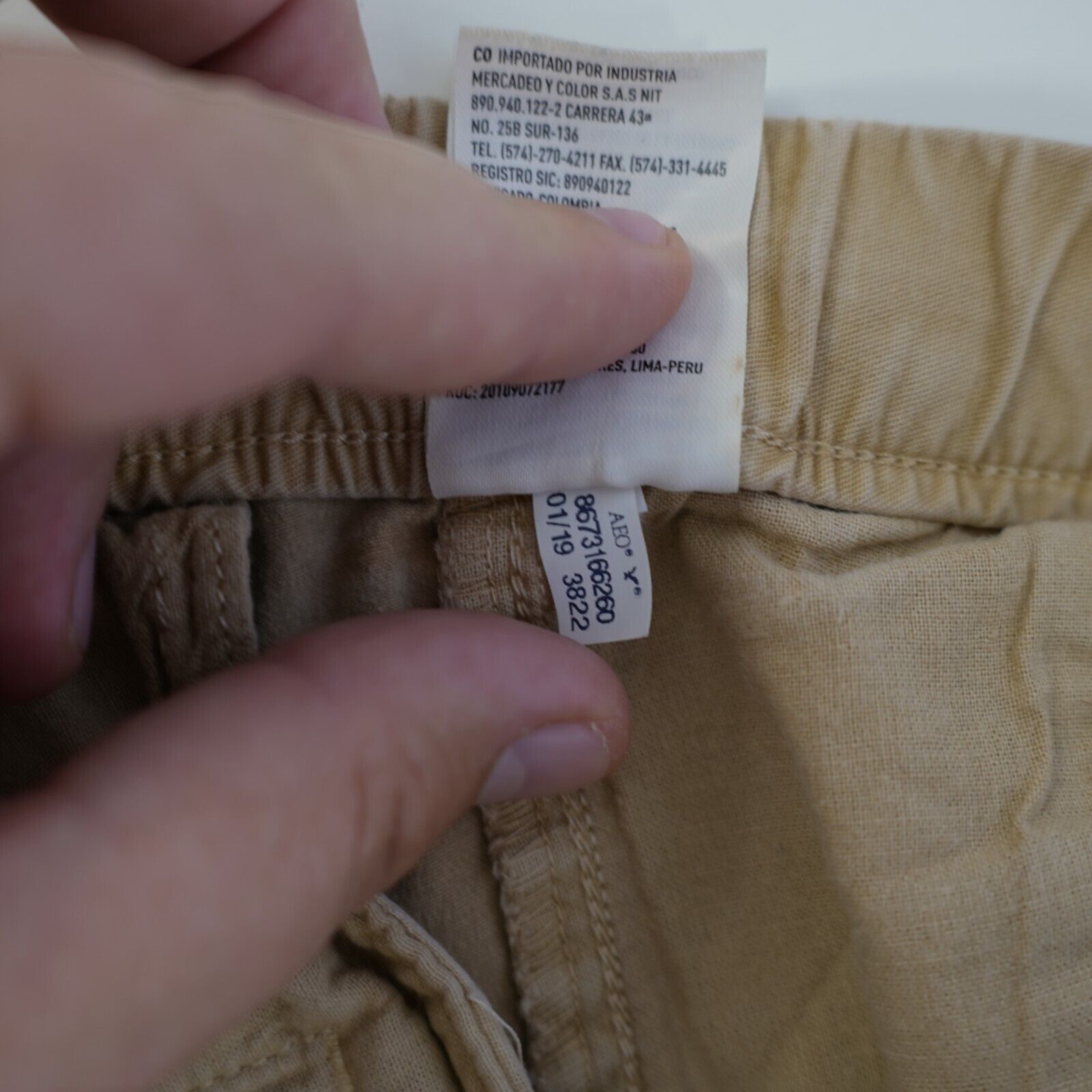 American Eagle Outfitters American Eagle Next Level Flex Tan Jogger Pants XS 29/26 Mid Size US 29 - 9 Thumbnail