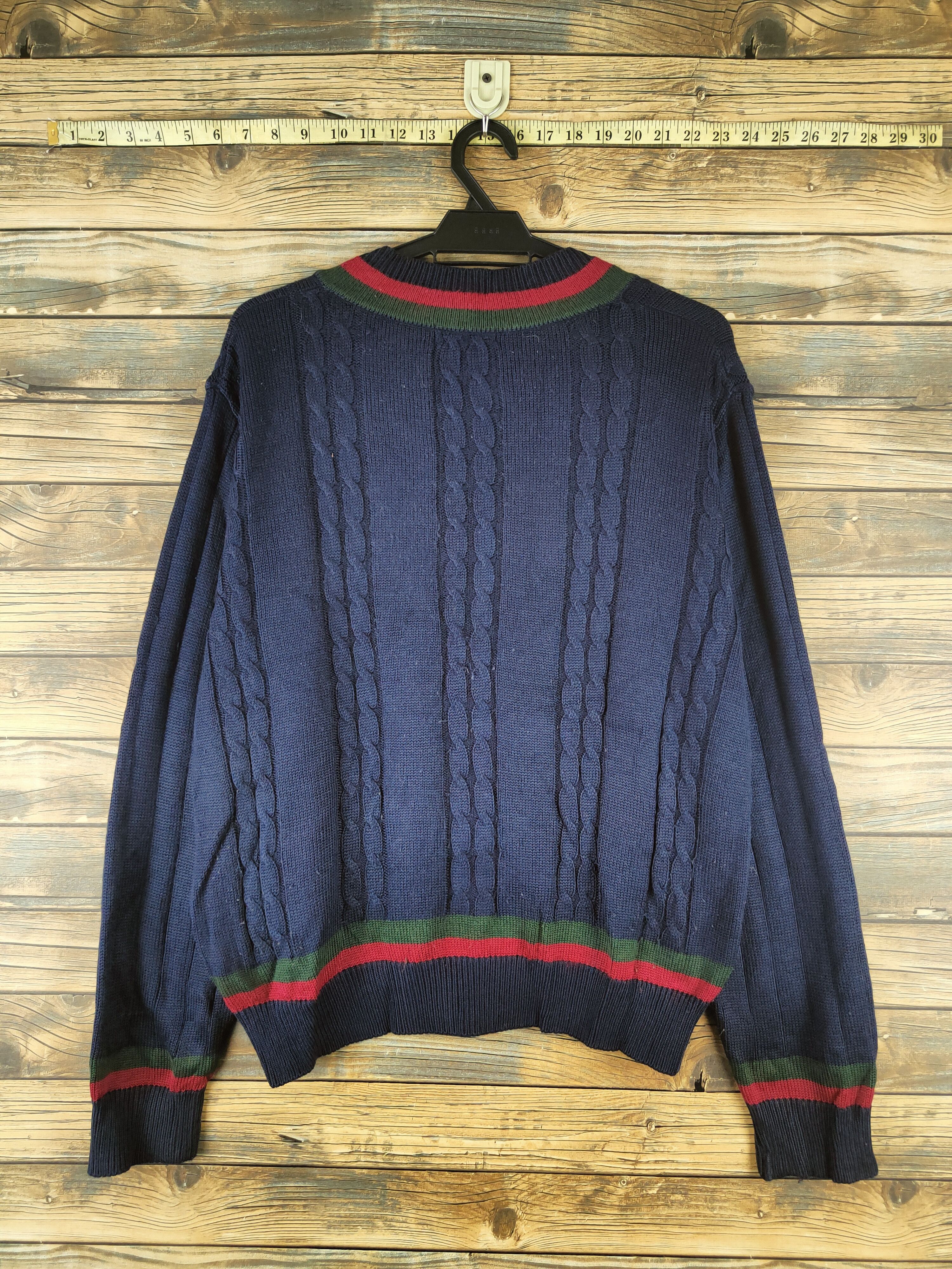 Japanese Brand DL Tombow Varsitymate Navy Knitwear Sweatshirts #46-385 Size US L / EU 52-54 / 3 - 7 Thumbnail