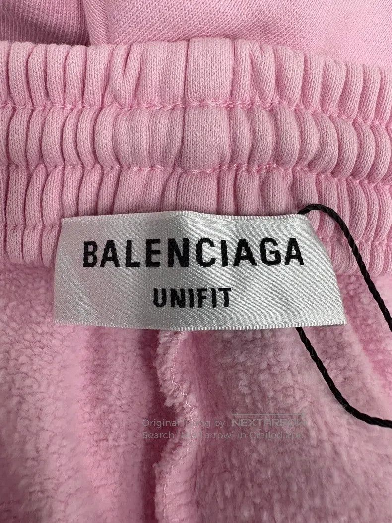 Balenciaga Balenciaga size M Shanghai limited edition pink logo short Size US 27 - 4 Thumbnail