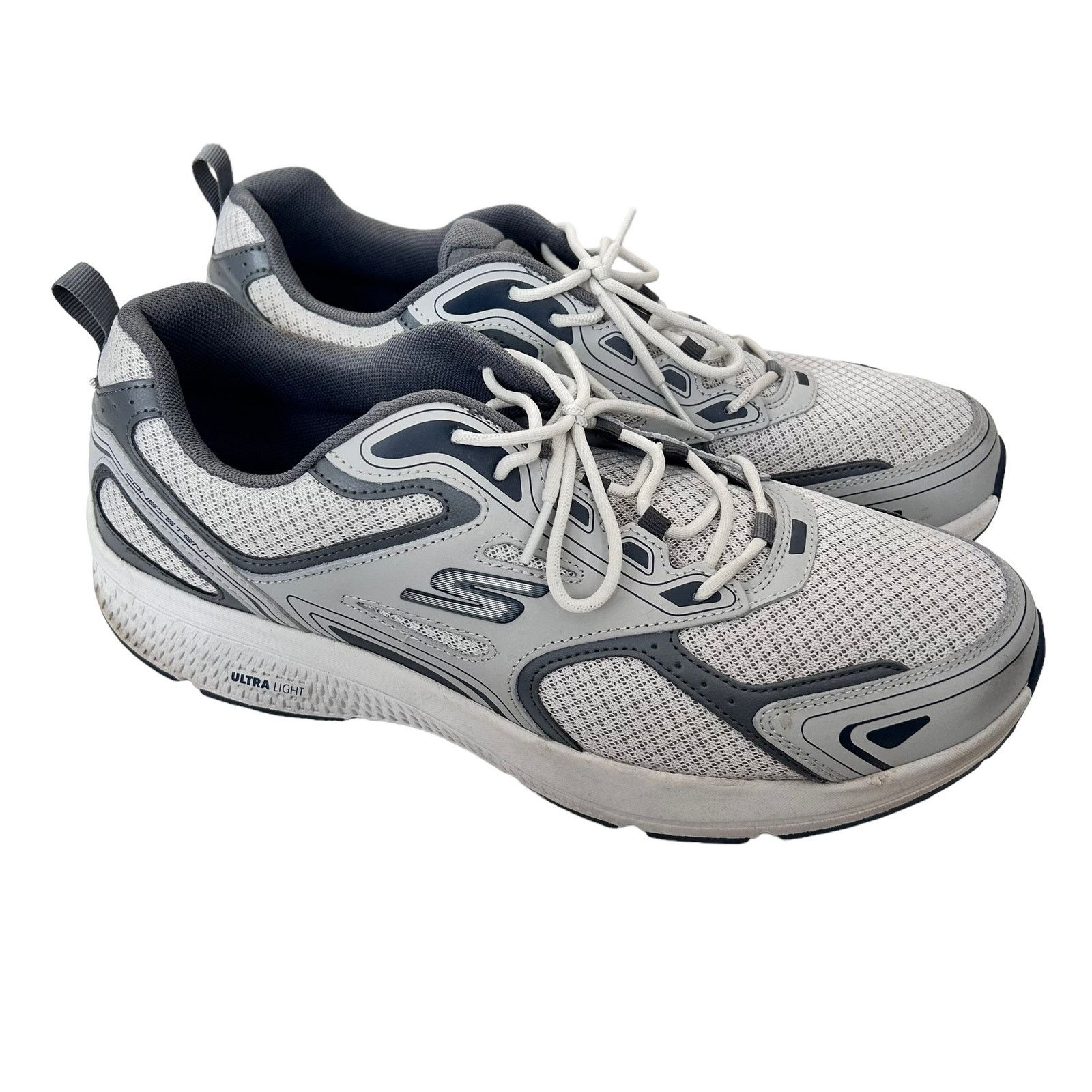 SKECHERS Skechers GOrun Consistent Gray Running Sneakers Sz 13 Size US 13 / EU 46 - 1 Thumbnail