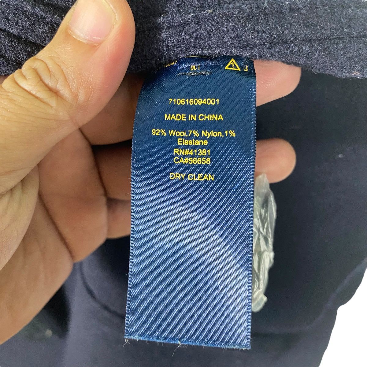 Polo Ralph Lauren × RRL Ralph Lauren Polo Ralph Lauren Wool Jacket Button L Size Navy Blue Colour Size US L / EU 52-54 / 3 - 9 Thumbnail