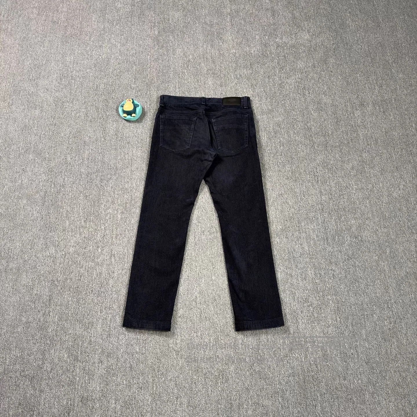 Fendi Fendi Flocked All-Over Print Black Jeans. Size US 32 / EU 48 - 2 Thumbnail