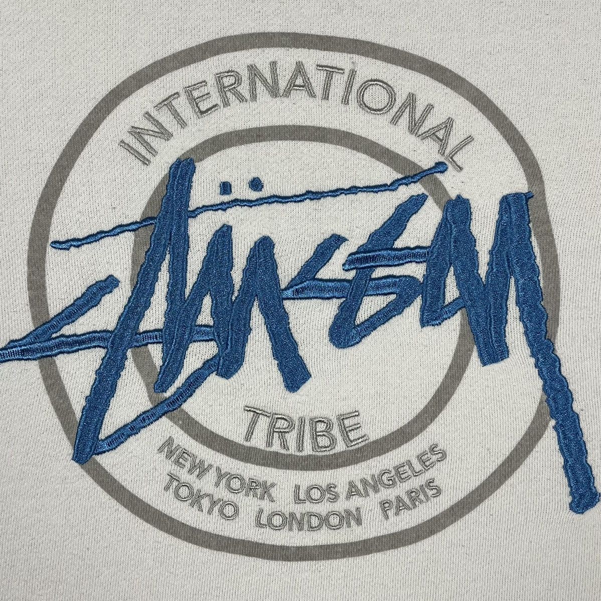 Stussy Vintage Stussy tribe y2k big logo sweatshirt 90’s Size US S / EU 44-46 / 1 - 4 Thumbnail