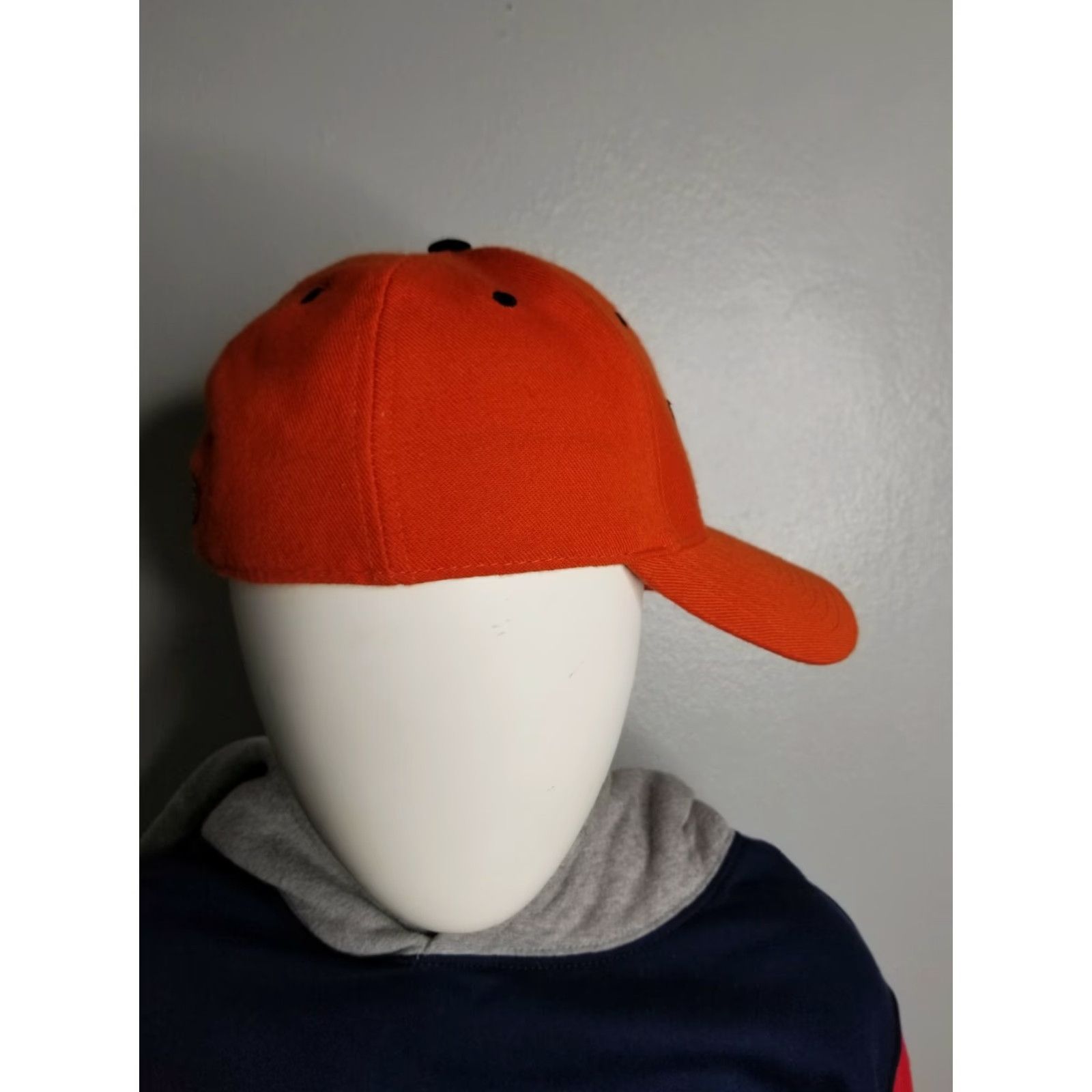 Our Legacy Legacy Hat 7 Orange Auburn University Wool Blend Fitted Baseball Cap Size ONE SIZE - 4 Thumbnail