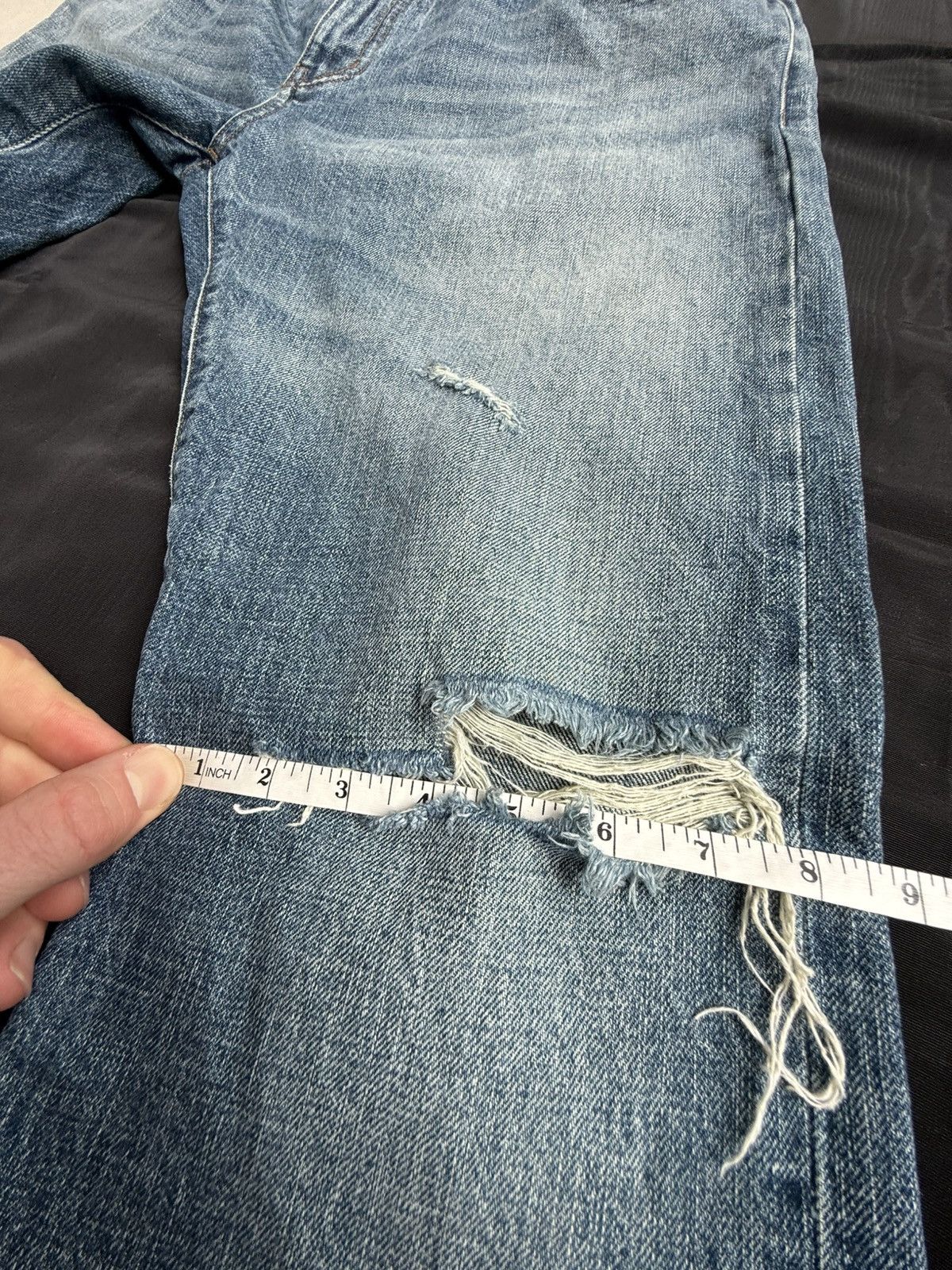 Saint Laurent Paris Saint Laurent ss16 selvedge d10 jeans surf sound 36 crash Size US 36 / EU 52 - 5 Thumbnail