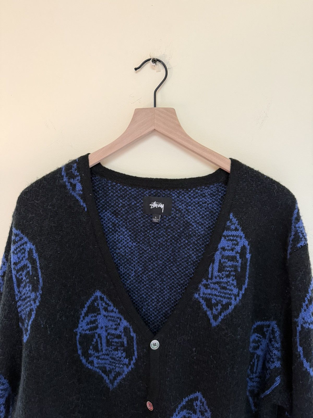Stussy Stussy Mohair Cardigan Size US L / EU 52-54 / 3 - 3 Thumbnail
