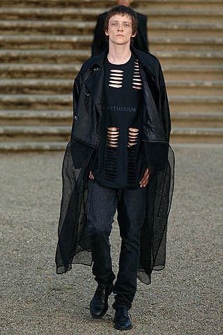 Raf Simons SS06 (Redux) - Flux Aetherium Cut Out T-Shirt Size US L / EU 52-54 / 3 - 2 Thumbnail