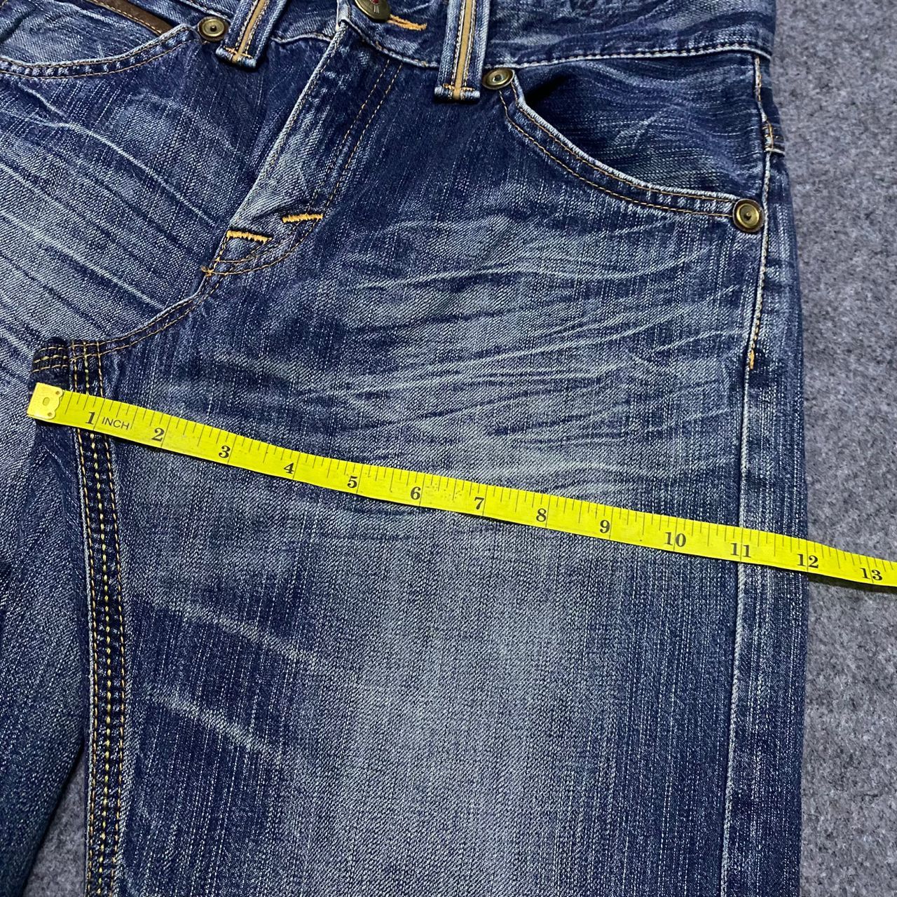 If Six Was Nine Vintage Edwin Exclusive Vintage Distressed Denim Jeans Size US 31 - 4 Thumbnail