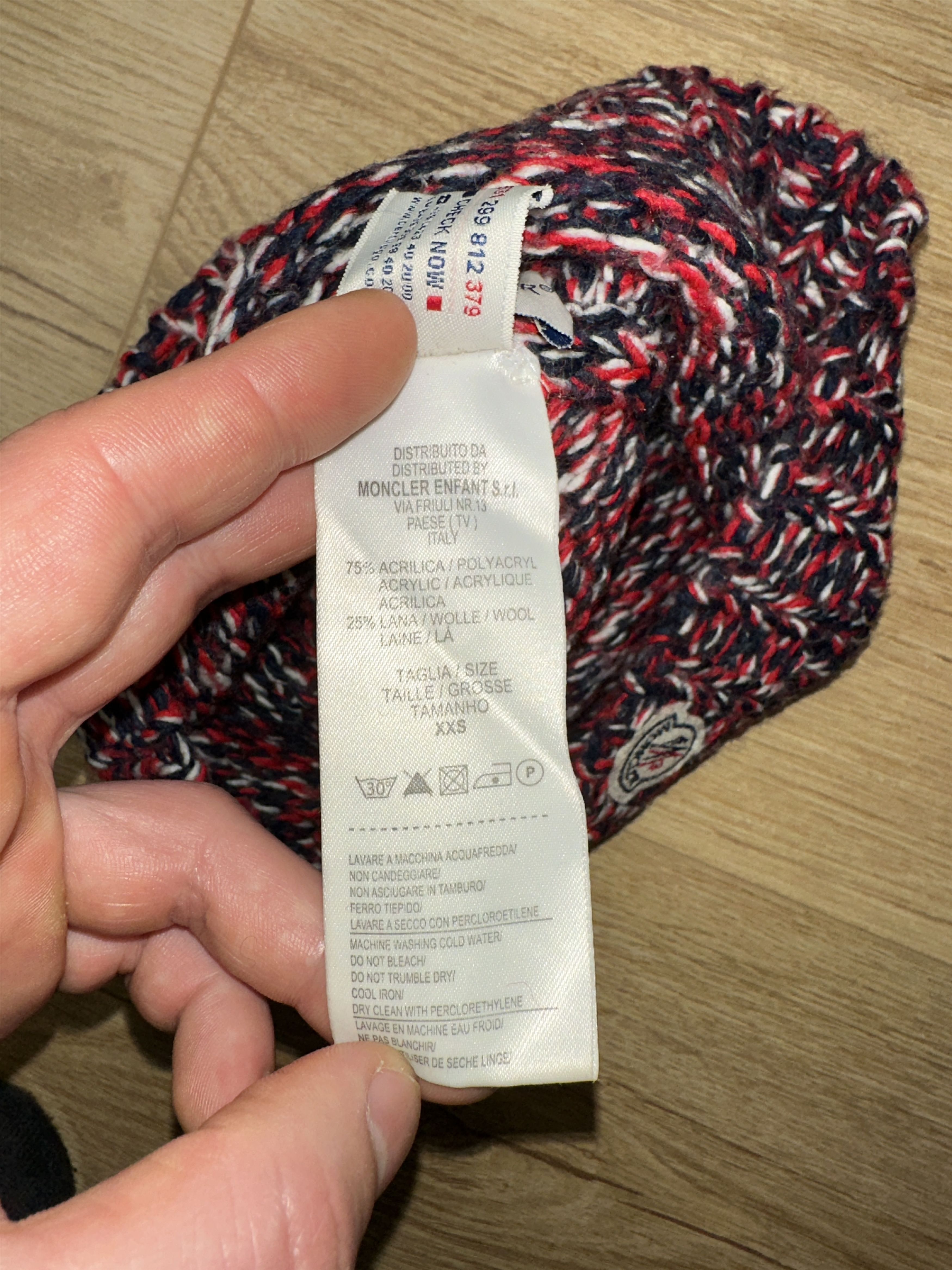 Moncler Moncler Berretto Pon-Pon Chunky Knit Beanie Hat Size XXS Size ONE SIZE - 12 Thumbnail