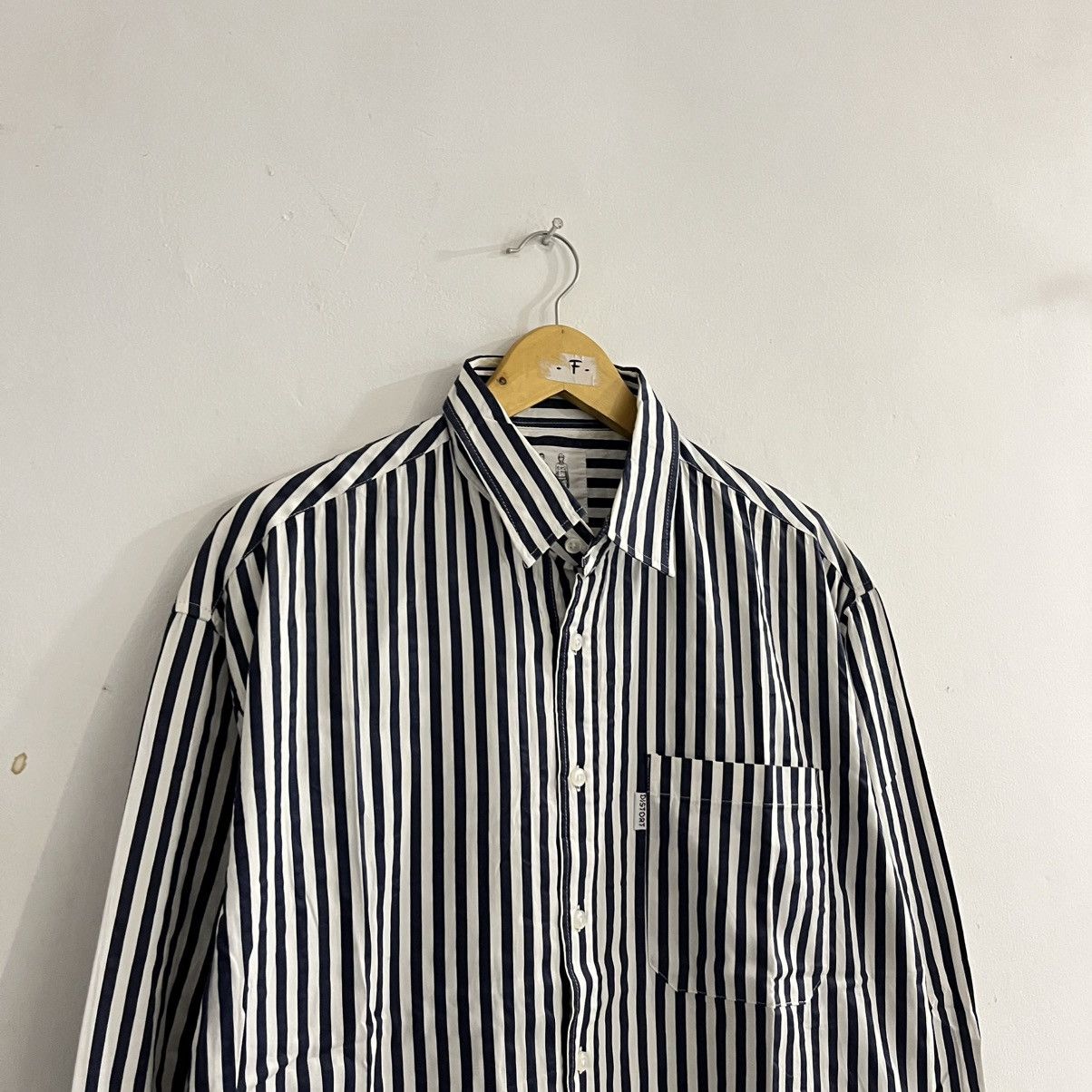 Japanese Brand d land - striped longsleeve shirt Size US M / EU 48-50 / 2 - 3 Thumbnail