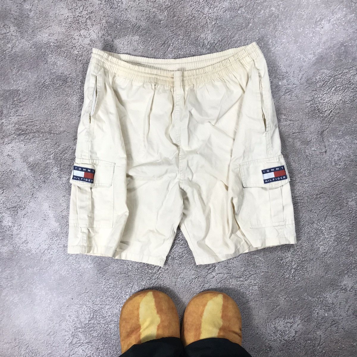 Vintage Vintage Y2K Baggy Cargo Shorts Streetwear Workwear Logo 34 Size US 34 / EU 50 - 2 Thumbnail