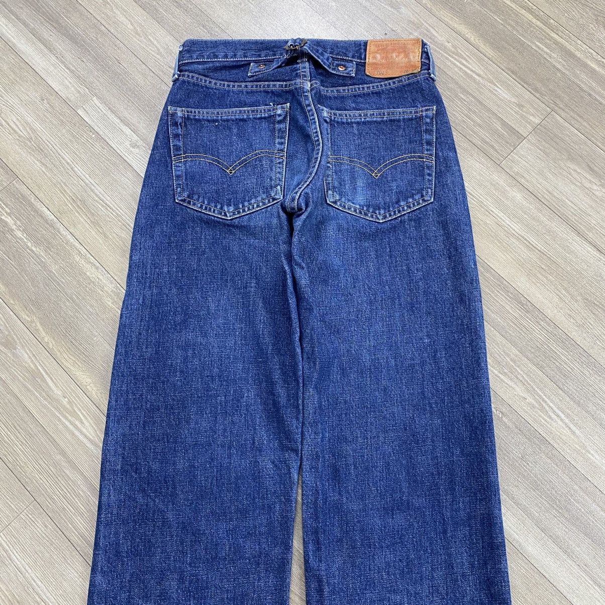 Levi's 🇯🇵 1990s Levis 702xx Selvedge Buckle Back Faded Blue Jeans Size US 27 - 20 Thumbnail