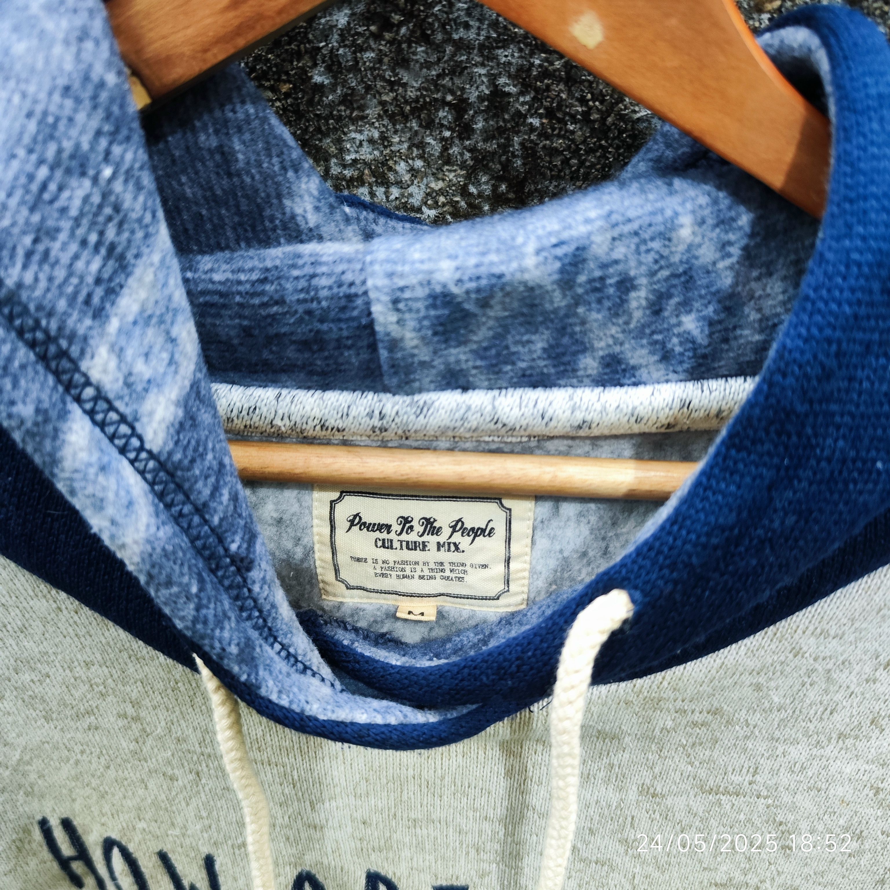 Japanese Brand POWER TO THE PEOPLE HOODIE Size M / US 6-8 / IT 42-44 - 5 Thumbnail