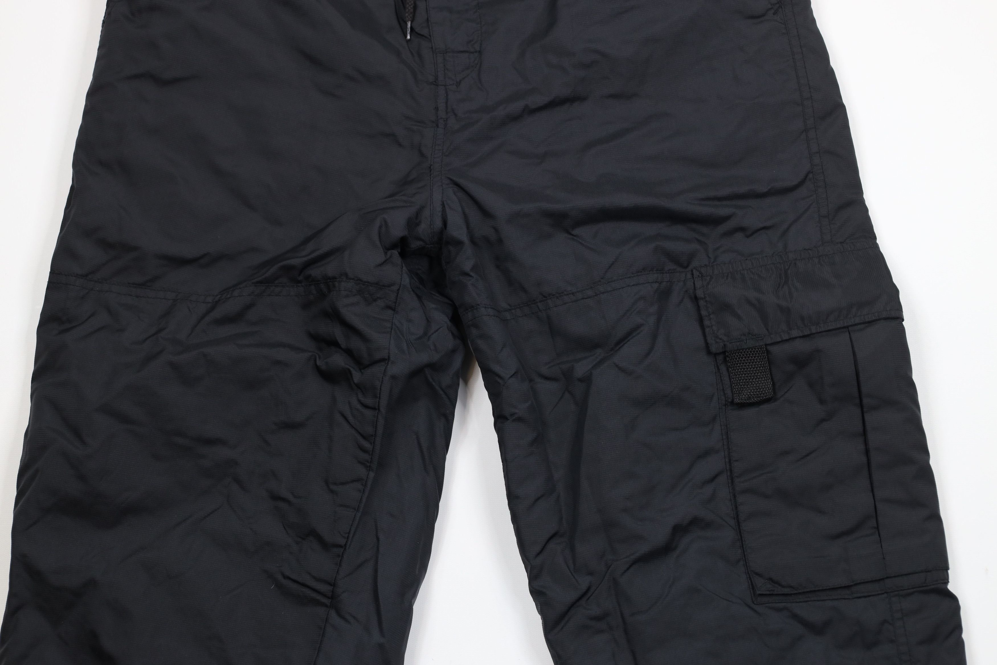 Vintage Vintage 90s Y2K Streetwear Cargo Joggers Pants Black Nylon Size US 34 / EU 50 - 3 Thumbnail