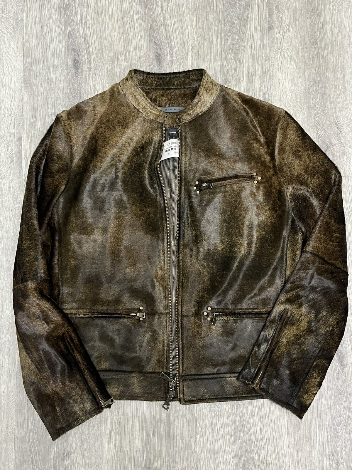 John Varvatos Calf hair Moto Jacket. Size 50 Size US M / EU 48-50 / 2 - 18 Thumbnail