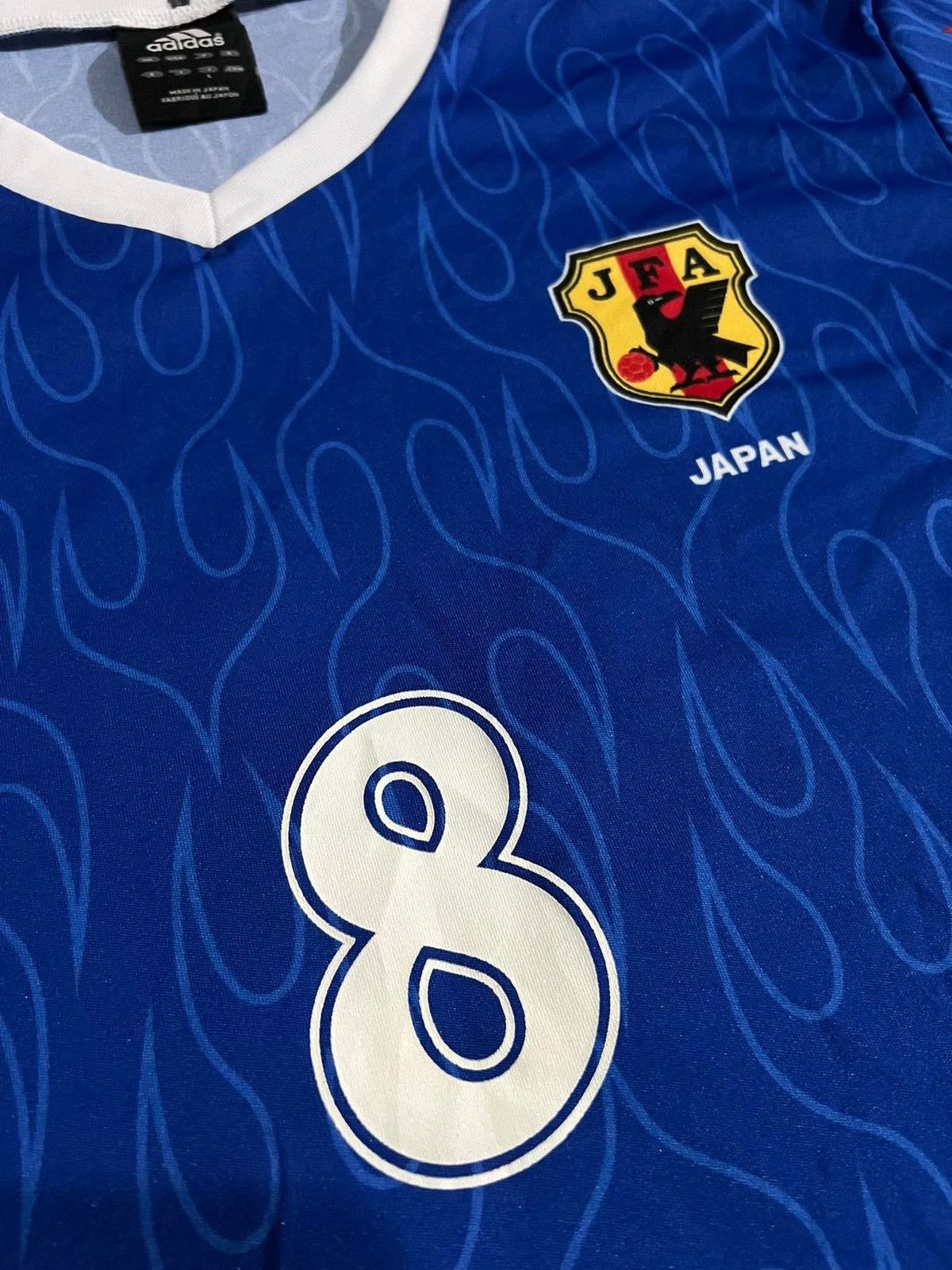 Adidas 🔥VTG ADIDAS FLAME JAPAN JERSEY FIFA WC Size US M / EU 48-50 / 2 - 4 Thumbnail