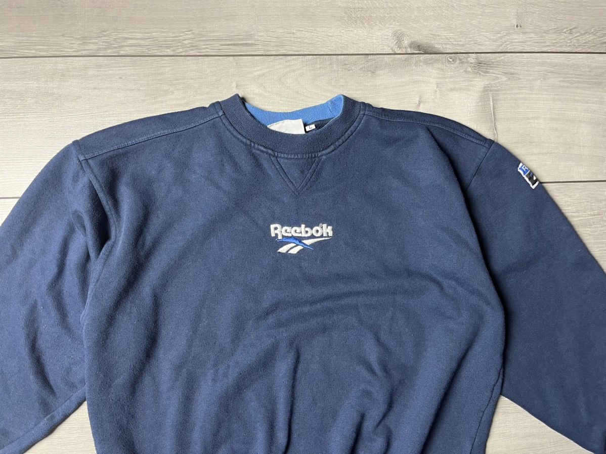 Reebok Vintage Reebok sweatshirt crewneck reversible logo size Larg Size US L / EU 52-54 / 3 - 3 Thumbnail