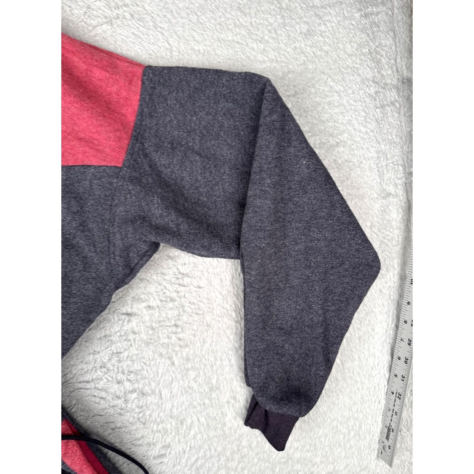 Vintage VINTAGE Columbia Jacket Mens L Gray Red Hooded Fleece Full Zip Outdoor Warm Size US L / EU 52-54 / 3 - 2 Thumbnail