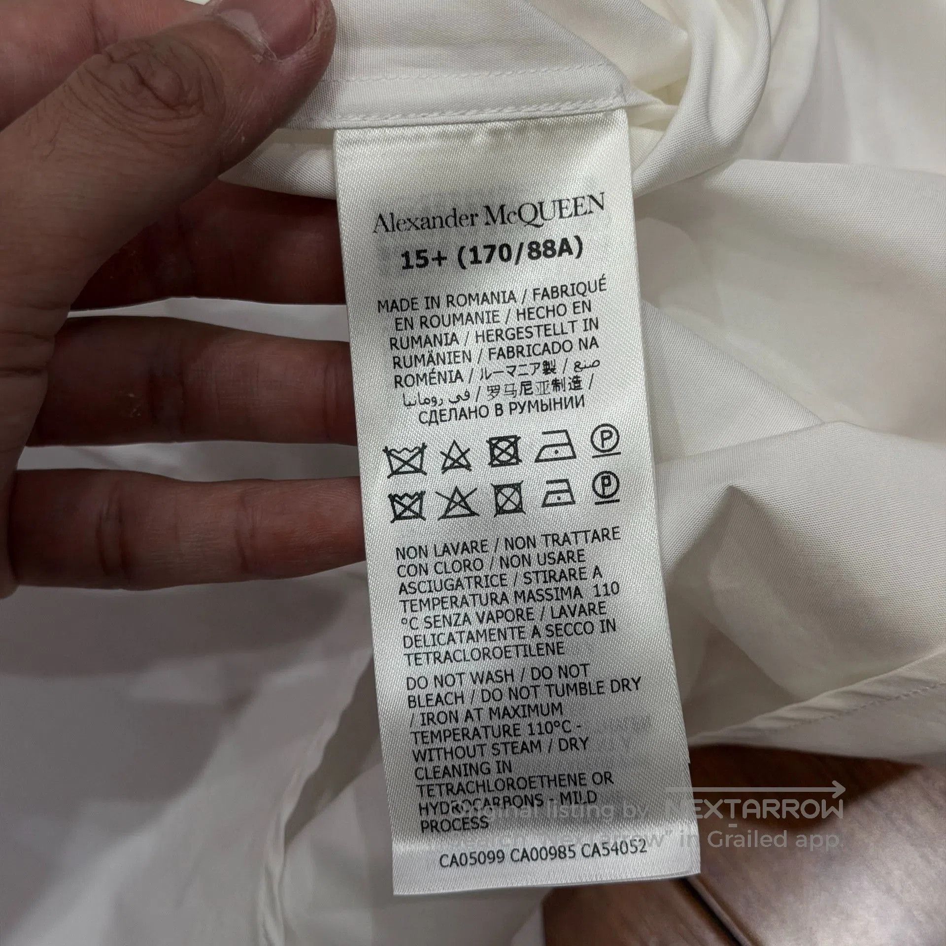 Alexander McQueen Alexander McQueen SS24 One. Size US M / EU 48-50 / 2 - 7 Thumbnail