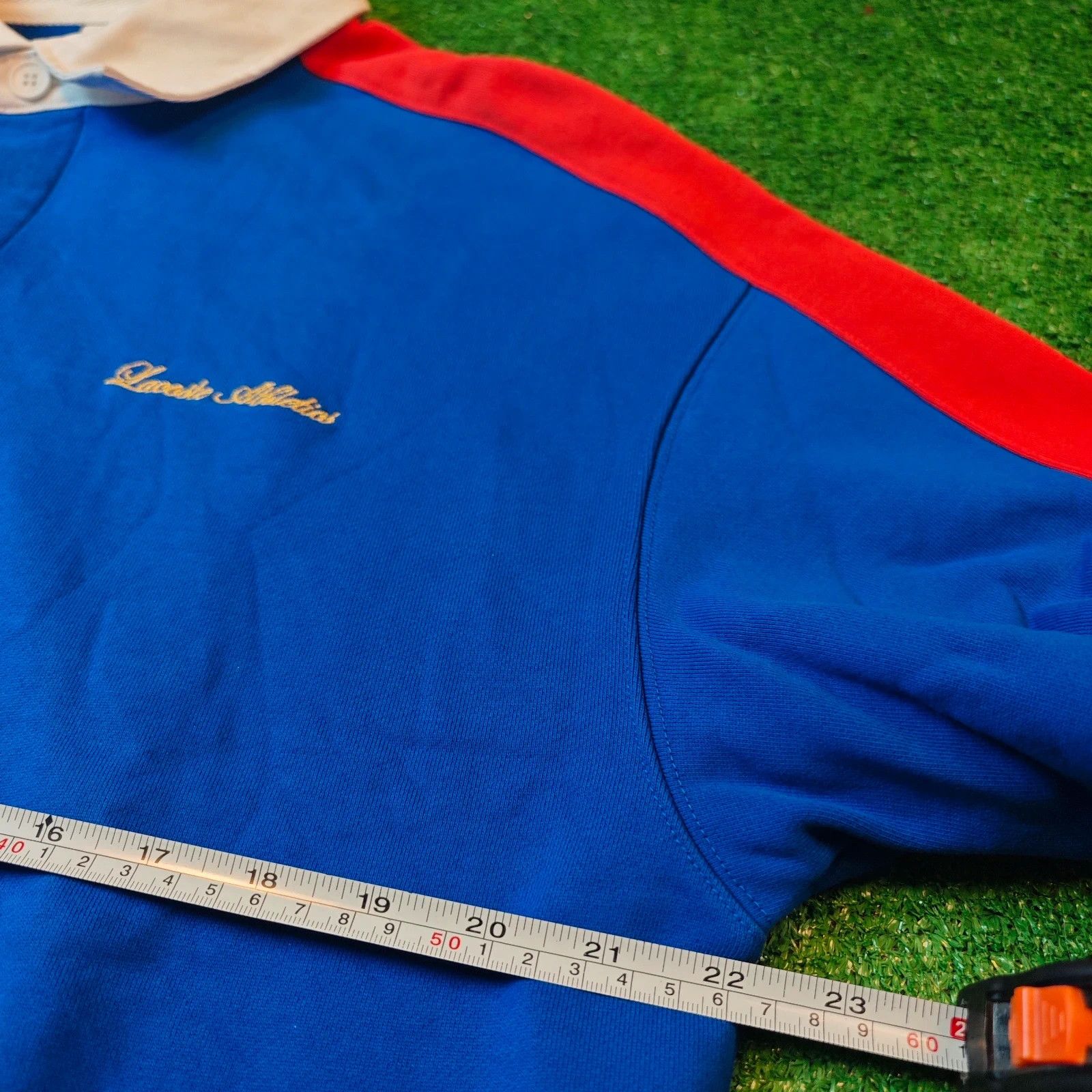 Lacoste Lacoste Polo Sweatshirt blue mens Medium rugby collared Size US M / EU 48-50 / 2 - 12 Thumbnail