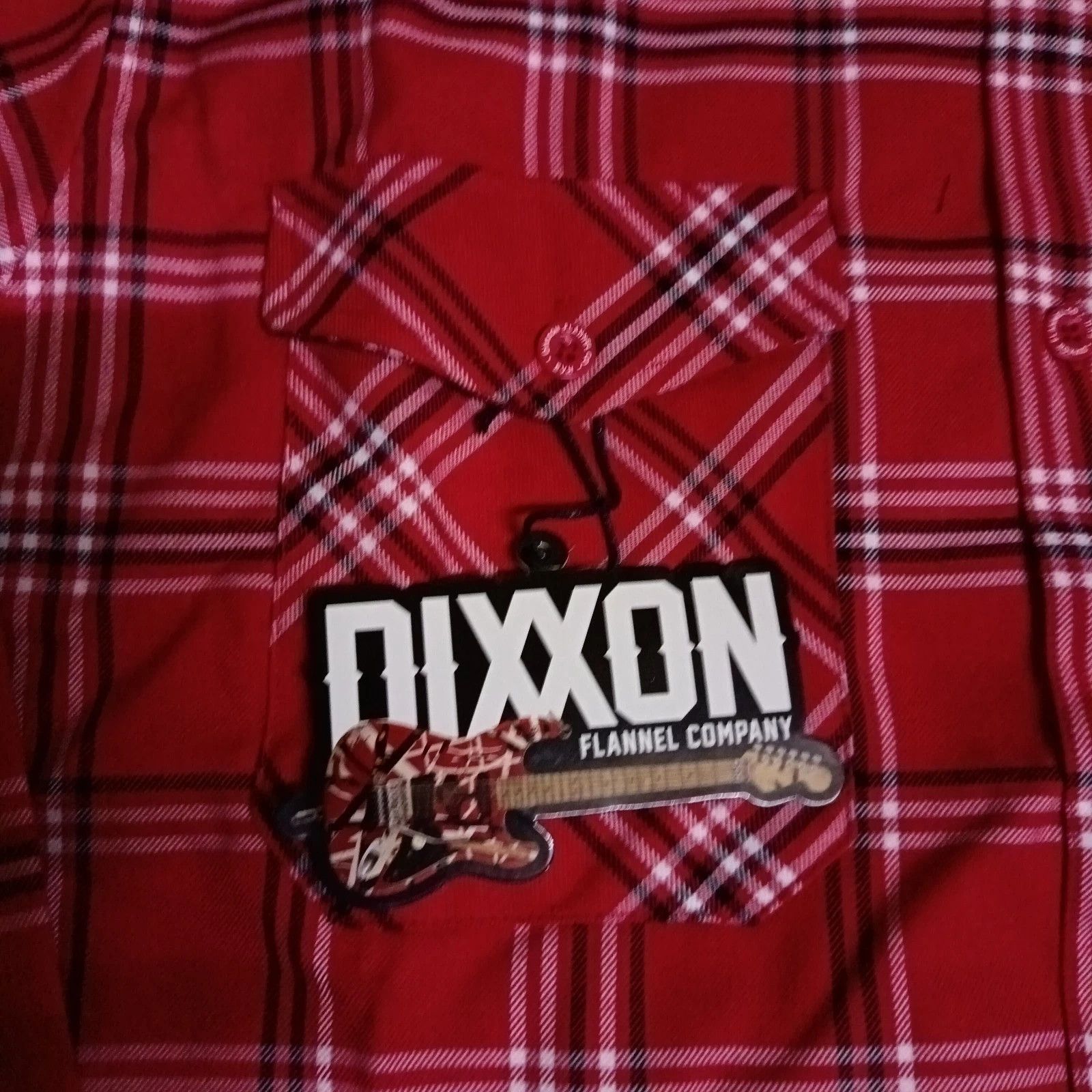 Share Dixxon Flannel Eddie Van Halen EVH Rock Band Shirt