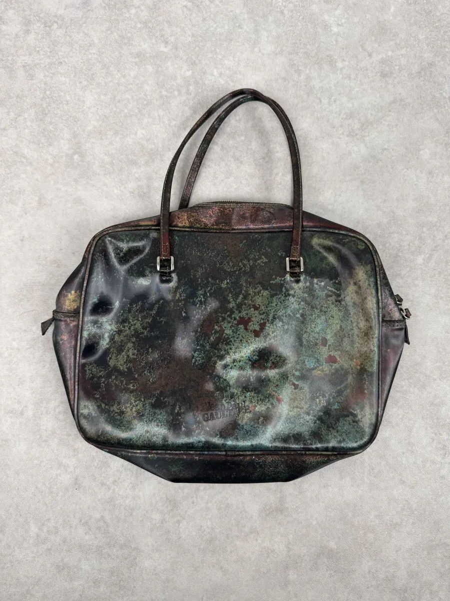 Jean Paul Gaultier 1995 Jean Paul Gaultier Cyber Earth Evolution Handle Bag Size ONE SIZE - 3 Thumbnail