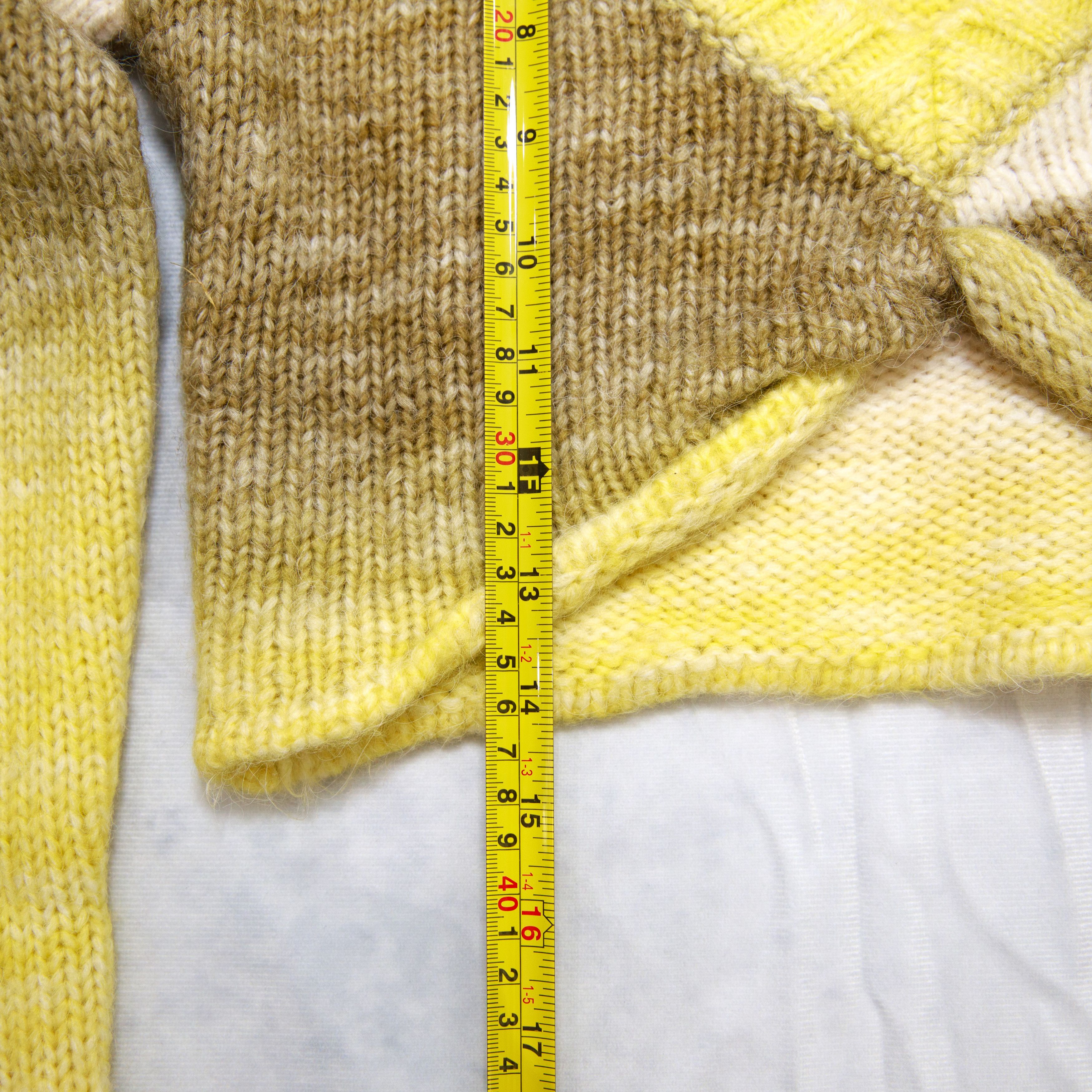 For Love & Lemons For Love and Lemons Celeste Sweater Yellow Wool Twist XS Size XS / US 0-2 / IT 36-38 - 7 Thumbnail